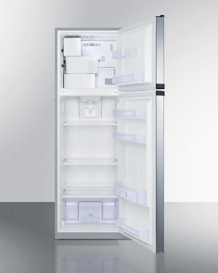Summit 22" Wide Top Mount Refrigerator-Freezer With Icemaker