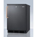 Summit 24" Wide All-Refrigerator with Antimicrobial Pure Copper Handle