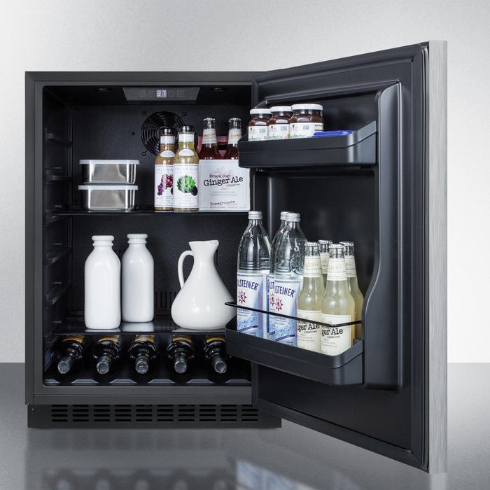 Summit 24" Wide Built-In All-Refrigerator ADA Compliant