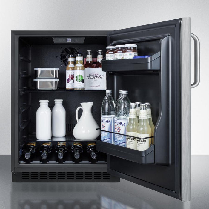 Summit 24" Wide Built-In All-Refrigerator ADA Compliant