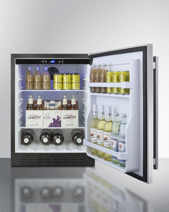 Summit 24" Wide Built-In All-Refrigerator ADA Compliant