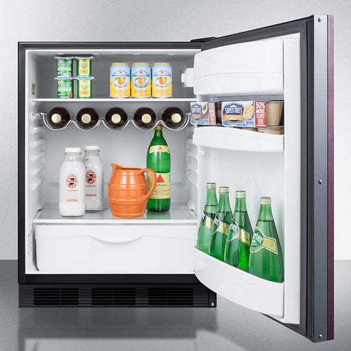 Summit 24" Wide Built-In All-Refrigerator (Panel Not Included)