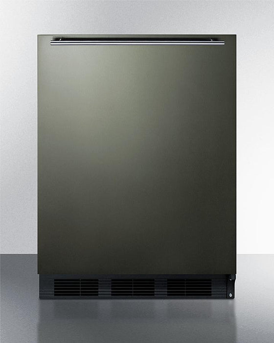 Summit 24" Wide Built-In All-Refrigerator With Horizontal Handle ADA Compliant