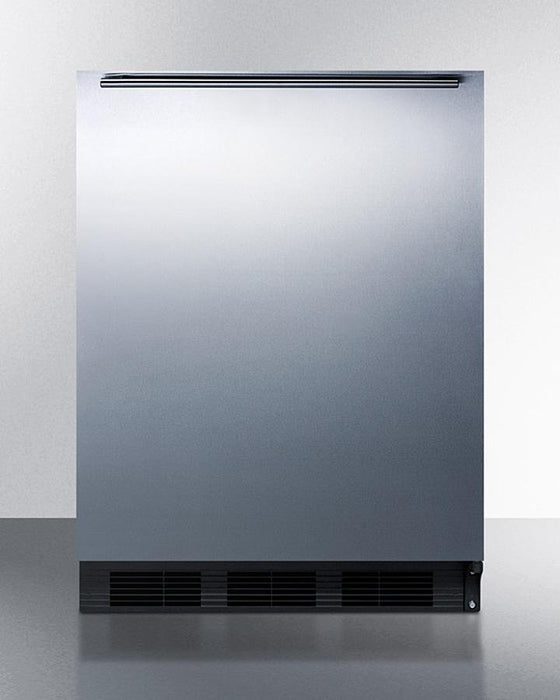 Summit 24" Wide Built-In All-Refrigerator With Horizontal Handle ADA Compliant