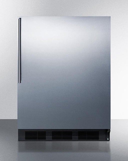 Summit 24" Wide Built-In All-Refrigerator With Thin Handle ADA Compliant