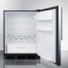 Summit 24" Wide Built-In All-Refrigerator With Thin Handle ADA Compliant