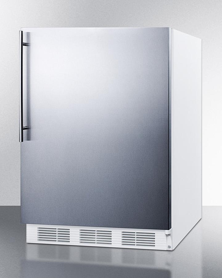 Summit 24" Wide Built-In All-Refrigerator With Thin Handle