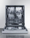 Summit 24" Wide Built-In Dishwasher