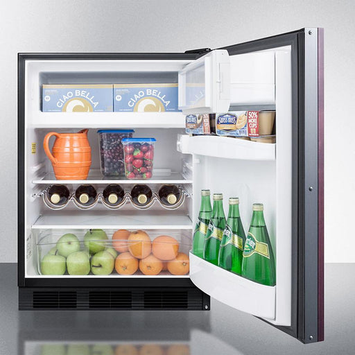 Summit 24" Wide Built-In Refrigerator-Freezer ADA Compliant (Panel Not Included)