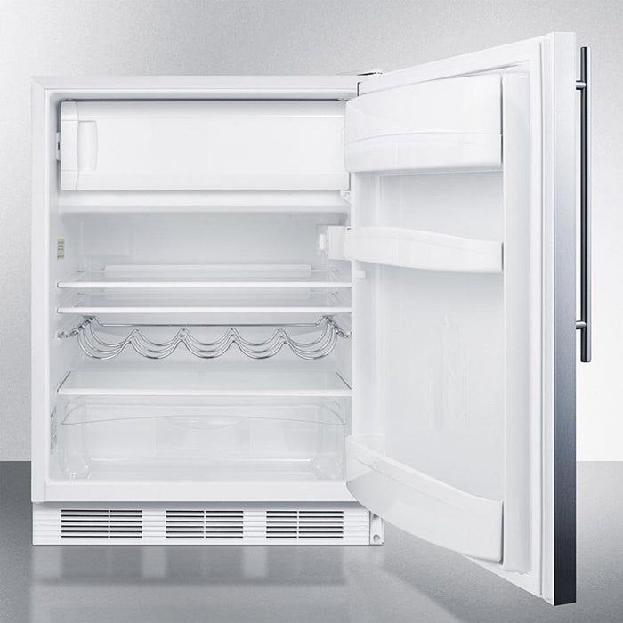 Summit 24" Wide Built-In Refrigerator-Freezer