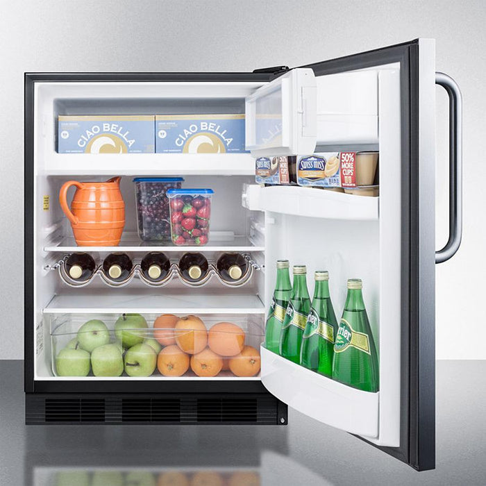 Summit 24" Wide Built-In Refrigerator-Freezer