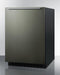 Summit 24" Wide Frost-Free Built-In All-Refrigerator With Horizontal Handle