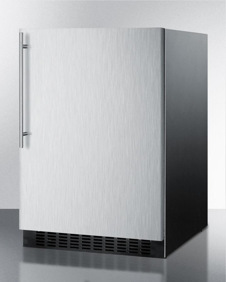 Summit 24" Wide Frost-Free Built-In All-Refrigerator With Thin Handle