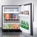 Summit 24" Wide Refrigerator-Freezer ADA Compliant