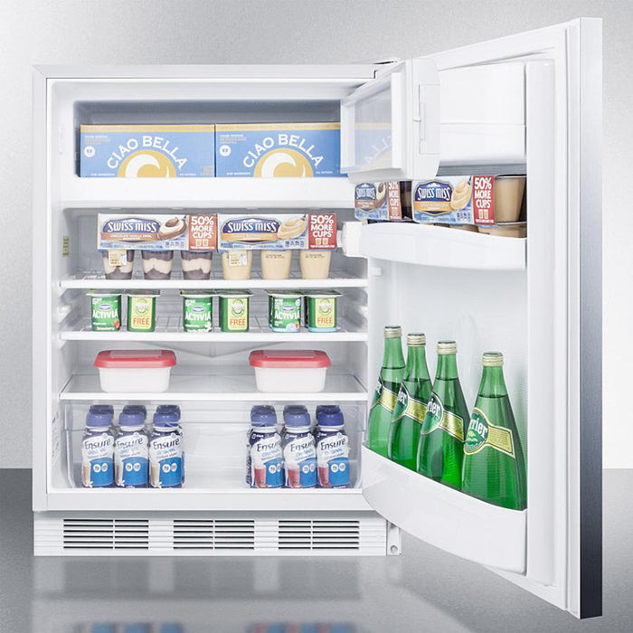 Summit 24" Wide Refrigerator-Freeze