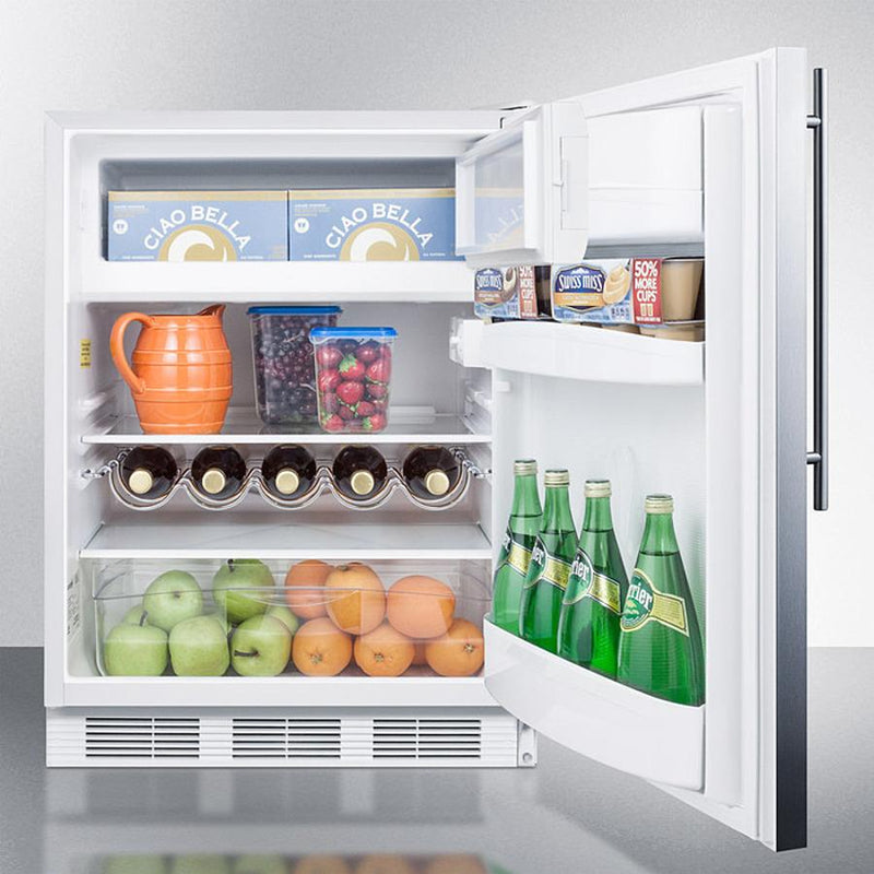 Summit 24" Wide Refrigerator-Freezer