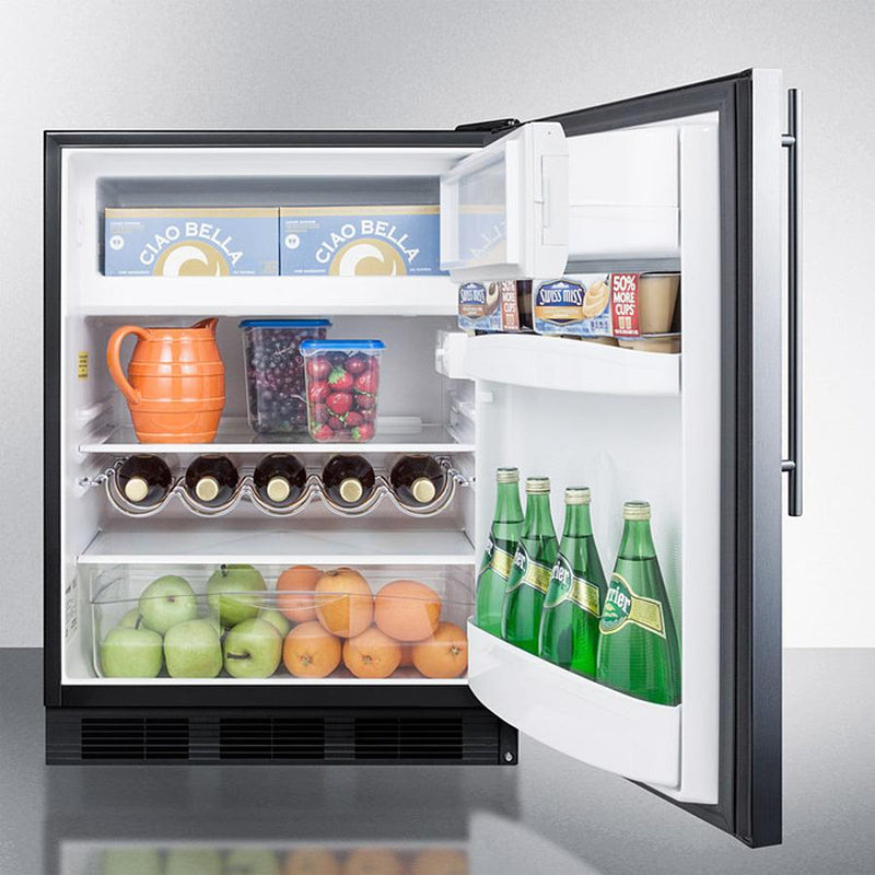 Summit 24" Wide Refrigerator-Freezer
