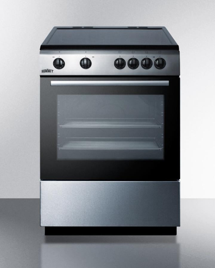 Summit 24" Wide Smooth Top Electric Range