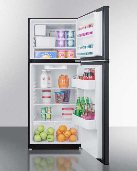 Summit 24" Wide Top Mount Refrigerator-Freezer With Icemaker