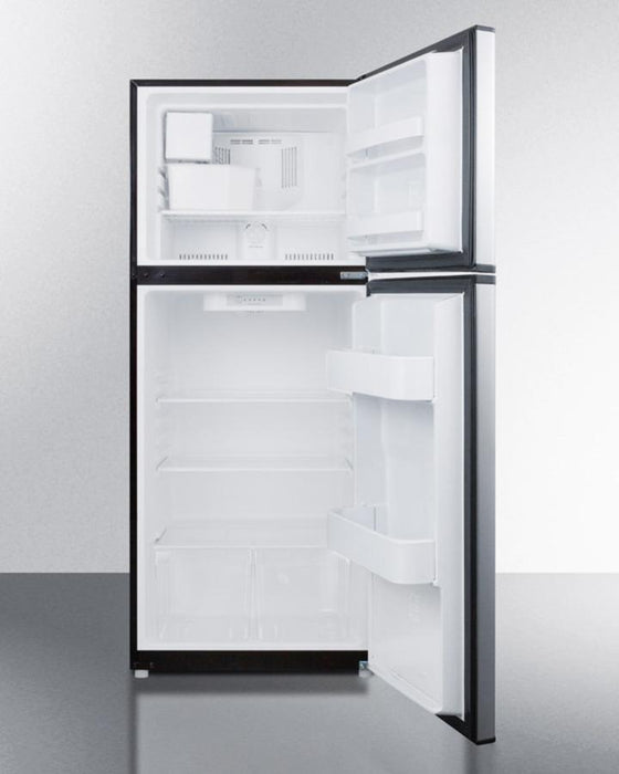 Summit 24" Wide Top Mount Refrigerator-Freezer With Icemaker