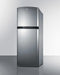 Summit 26" Wide Top Mount Refrigerator-Freezer With Icemaker