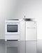 Summit 54" Wide All-in-One Kitchenette with Electric Range