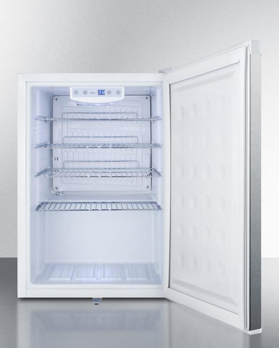 Summit Compact Built-In All-Refrigerator in White