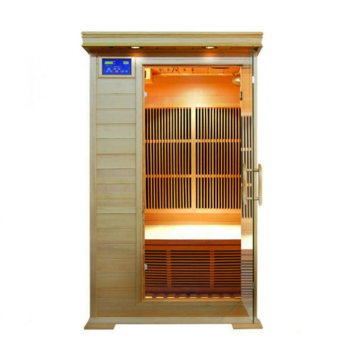 SunRay Barrett 1-Person Sedona Infrared Sauna HL100K2 - PrimeFair