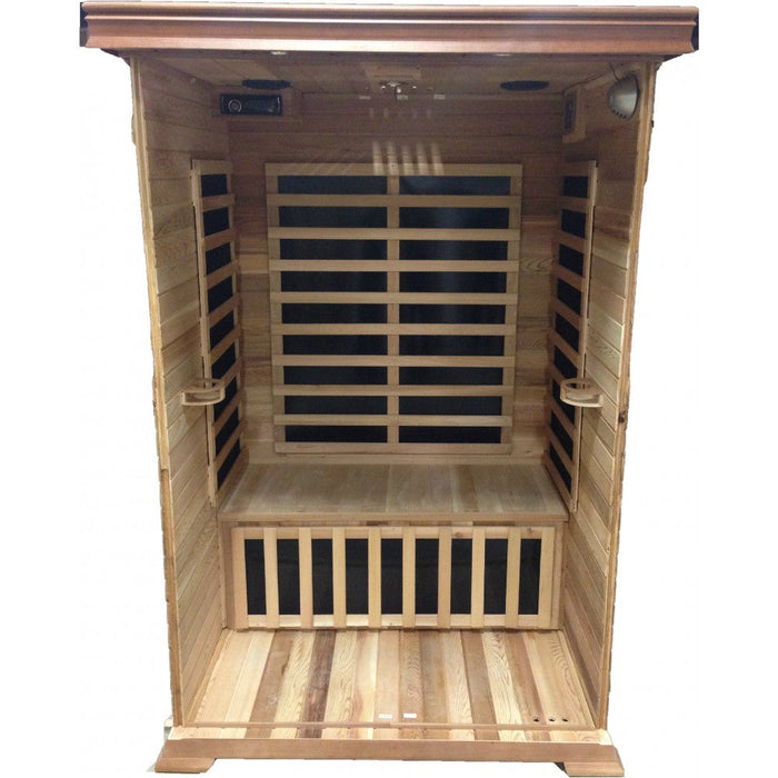 SunRay Cedar 2-Person Sierra Infrared Sauna HL200K - PrimeFair