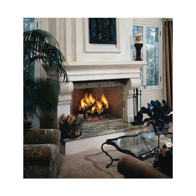 Superior Fireplaces 50" Paneled Wood Burning Fireplace - WRT4550