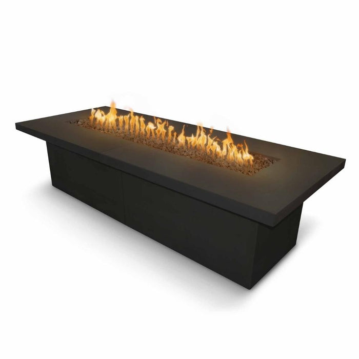 The Outdoor Plus 144" Newport Fire Table - 110V Plug & Play Electronic Ignition  - OPT-NPTT144EKIT