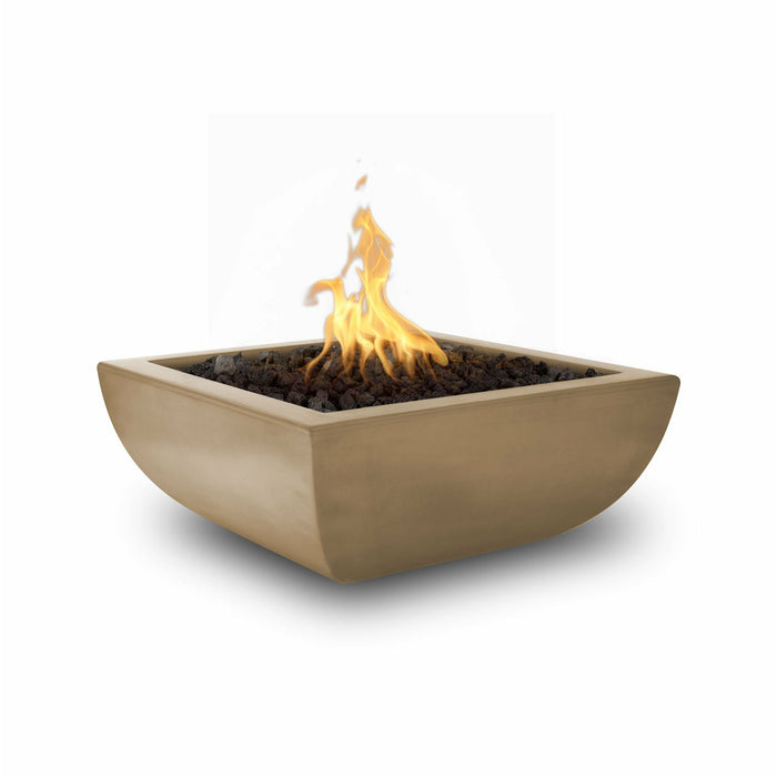 The Outdoor Plus 24" Avalon Concrete Fire Bowl - Match Lit - OPT-AVLFO24