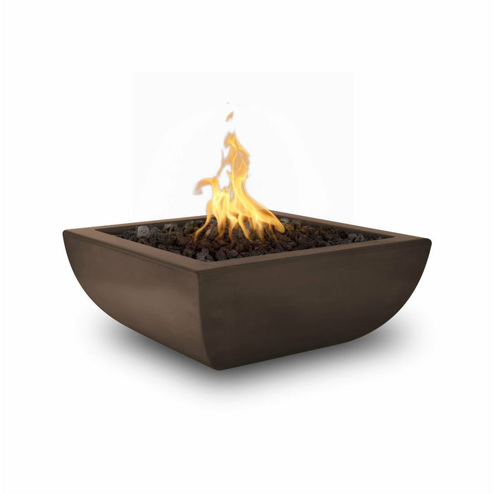 The Outdoor Plus 24" Avalon Concrete Fire Bowl - Match Lit - OPT-AVLFO24