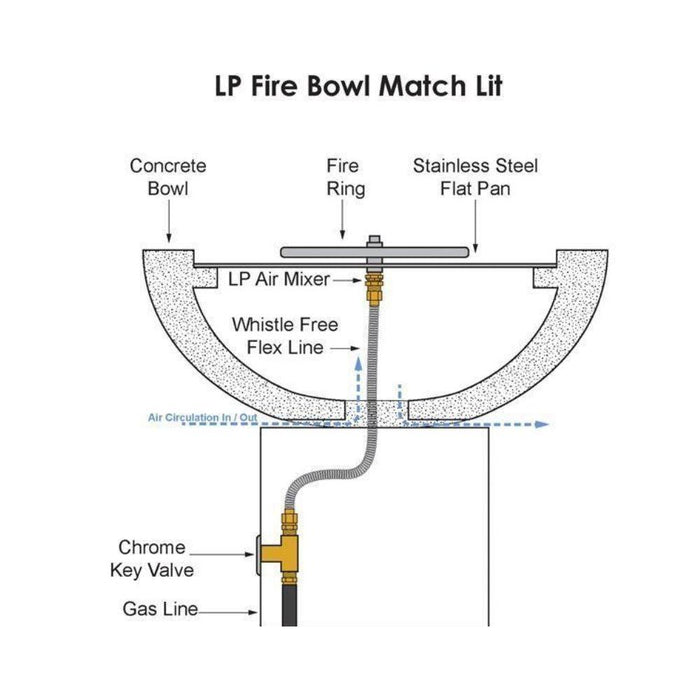 The Outdoor Plus 24" Cazo Wood Grain Fire Bowl - Match Lit - OPT-24RWGFO