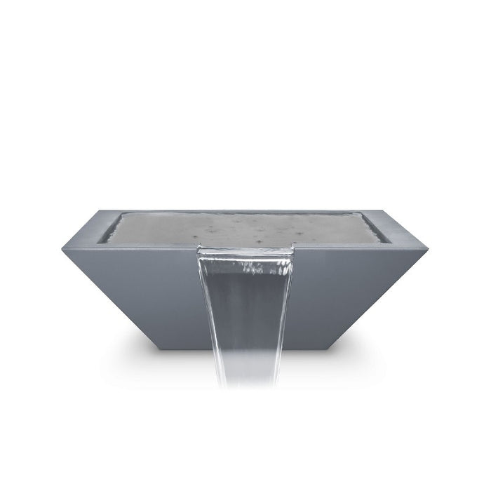 The Outdoor Plus 24" Maya Powder Coated Water Bowl - OPT-24SQPCWO