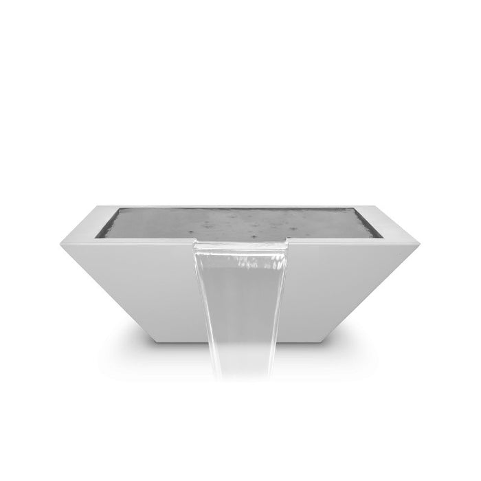 The Outdoor Plus 24" Maya Powder Coated Water Bowl - OPT-24SQPCWO