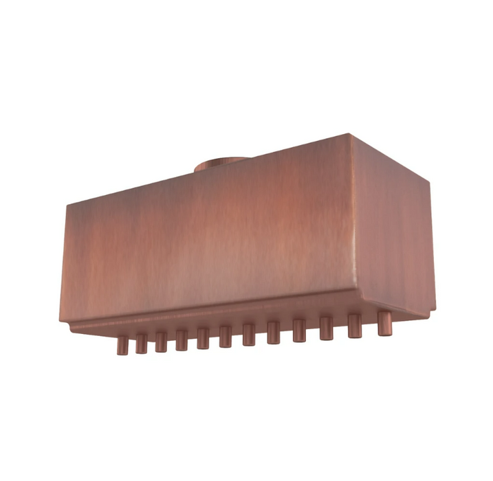 The Outdoor Plus 24" Rainfall Style Scupper - Copper - OPT-RNS24