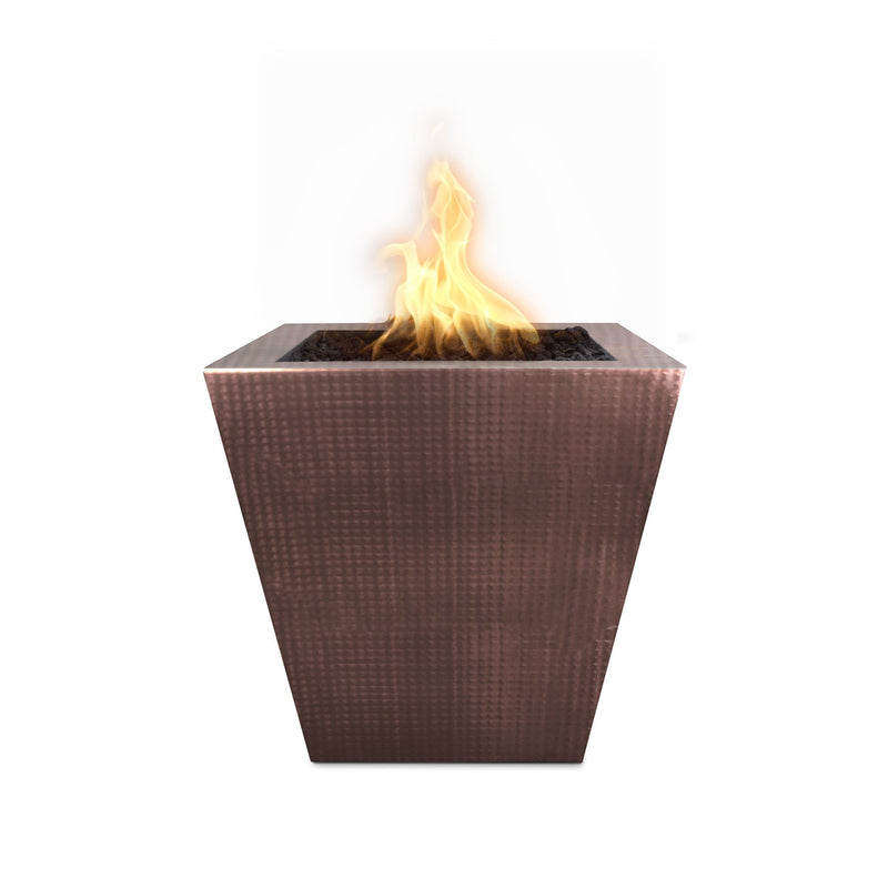 The Outdoor Plus 24" Vista Copper Fire Pit - Match Lit with Flame Sense System - OPT-FPT2500FSML