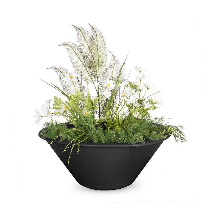 The Outdoor Plus 30" Cazo Powder Coated Planter Bowl - OPT-R30PCPO