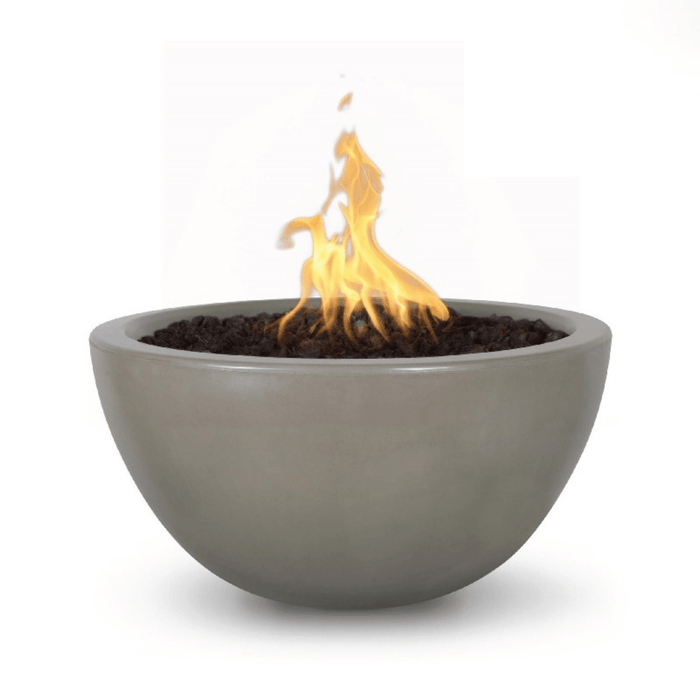 The Outdoor Plus 30" Luna GFRC Concrete Round  Match Lit Fire Bowl - OPT-LUNFO30