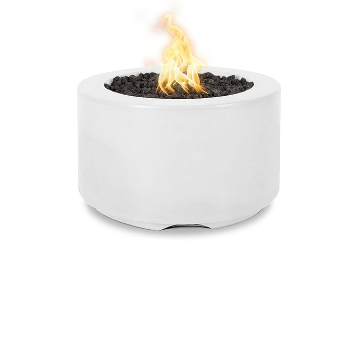 The Outdoor Plus 32" Florence Concrete Fire Pit - 110V Plug & Play Electronic Ignition - OPT-FL3218EKIT