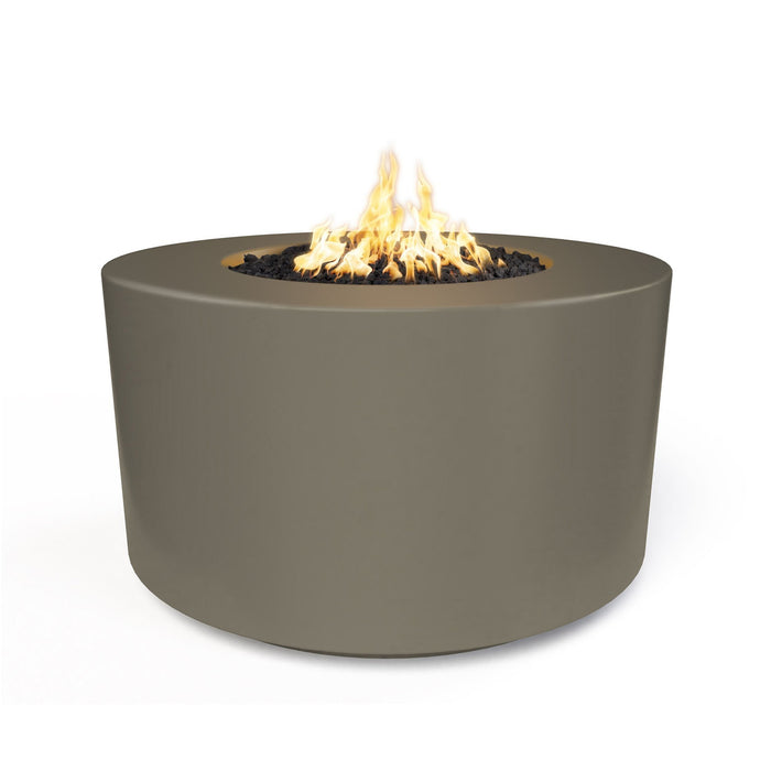 The Outdoor Plus 32" Florence Concrete Fire Pit - 110V Plug & Play Electronic Ignition - OPT-FL3218EKIT