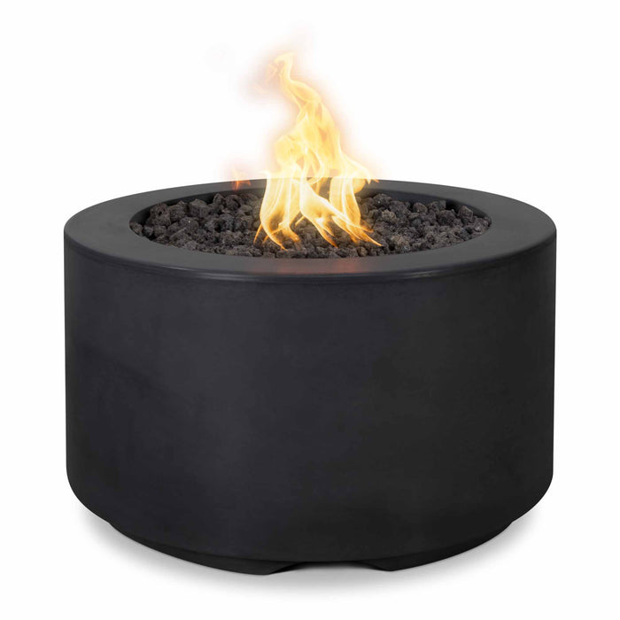 The Outdoor Plus 32" Florence Concrete Fire Pit - 110V Plug & Play Electronic Ignition - OPT-FL3218EKIT