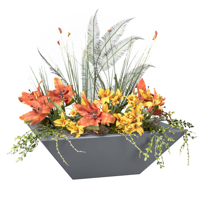 The Outdoor Plus 36" Maya Powder Coated Planter Bowl - OPT-36SQPCPO