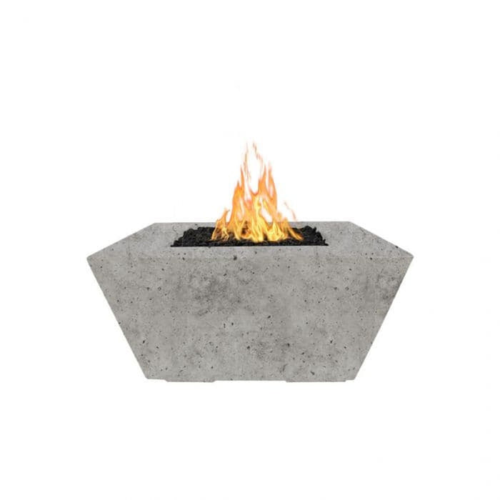 The Outdoor Plus 36" Redan Concrete Fire Pit - 110V Plug & Play Electronic Ignition - OPT-RDN36EKIT