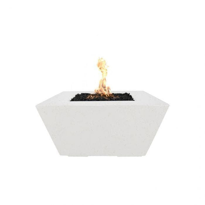 The Outdoor Plus 36" Redan Concrete Fire Pit - 110V Plug & Play Electronic Ignition - OPT-RDN36EKIT