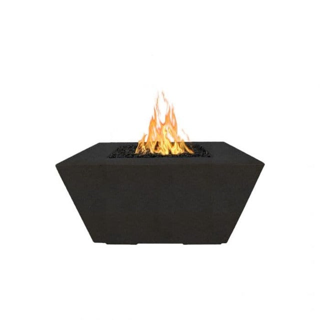 The Outdoor Plus 36" Redan Concrete Fire Pit - 110V Plug & Play Electronic Ignition - OPT-RDN36EKIT