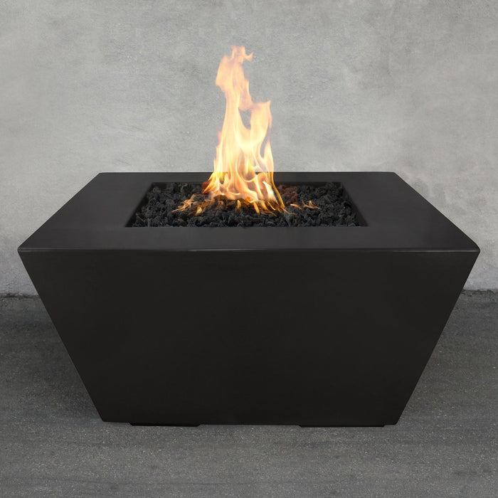 The Outdoor Plus 36" Redan Concrete Fire Pit - 110V Plug & Play Electronic Ignition - OPT-RDN36EKIT