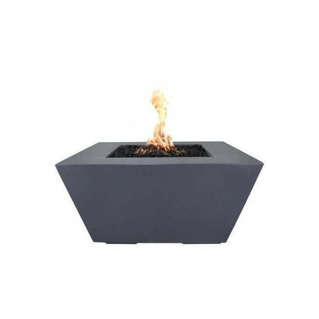 The Outdoor Plus 36" Redan Concrete Fire Pit - 110V Plug & Play Electronic Ignition - OPT-RDN36EKIT