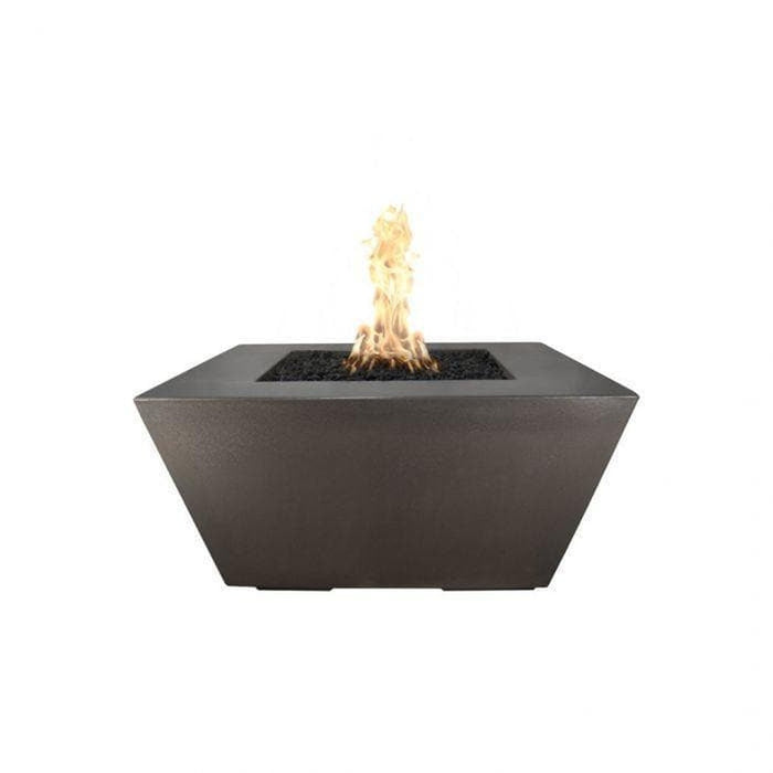 The Outdoor Plus 36" Redan Concrete Fire Pit - 110V Plug & Play Electronic Ignition - OPT-RDN36EKIT